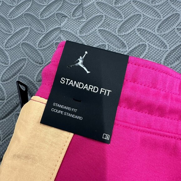 Jordan Fleece Shorts 23 Size Medium Engineered Fireberry Pink Mens - Picture 4 of 9